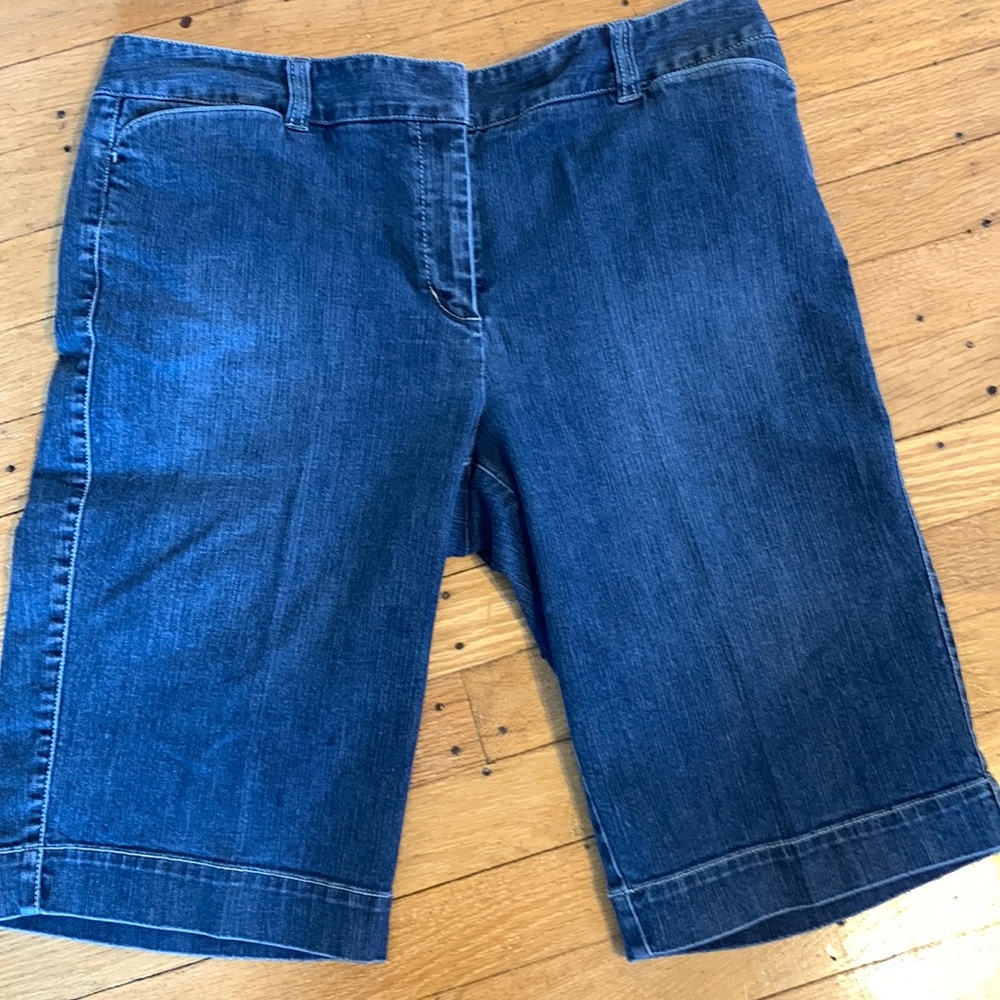 Denim shorts, size 12